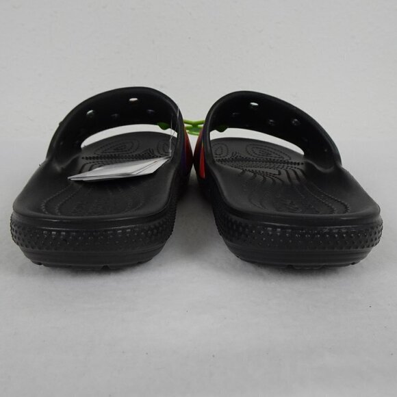 Crocs Solarized Slides Sandals Men's Size 9 Women's 11 Red Blue Colorful - Picture 5 of 10